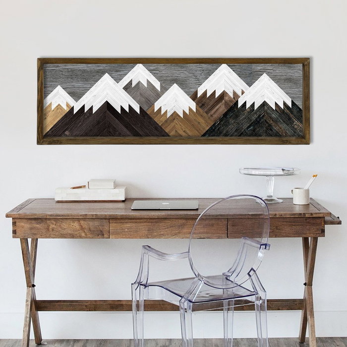Wallity Cuadro Decorativo Enmarcado en MDF TAH024